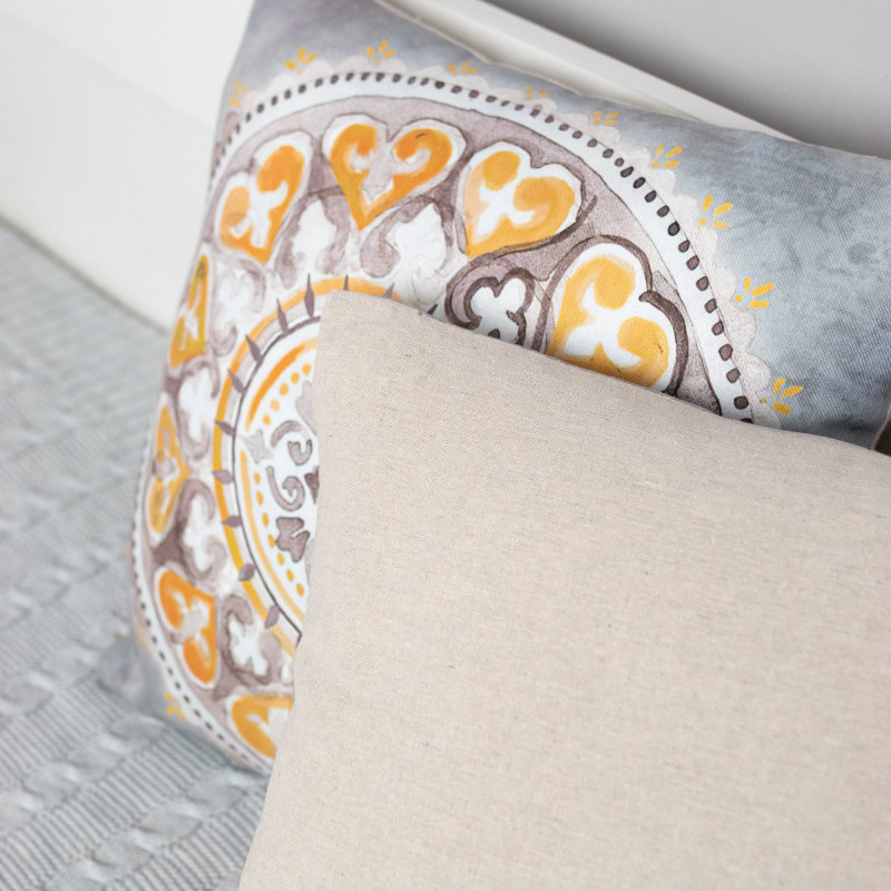  Набор декоративных подушек со съемным чехлом майн+ком 45х45 (см)-2 шт. (RH 24054+RH 24055) SELENA